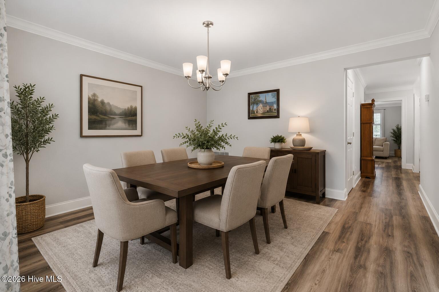 726 Thomas Road Rocky Mount, NC 27801 - Photo 9 of 53 Dining Room - Virtually Staged