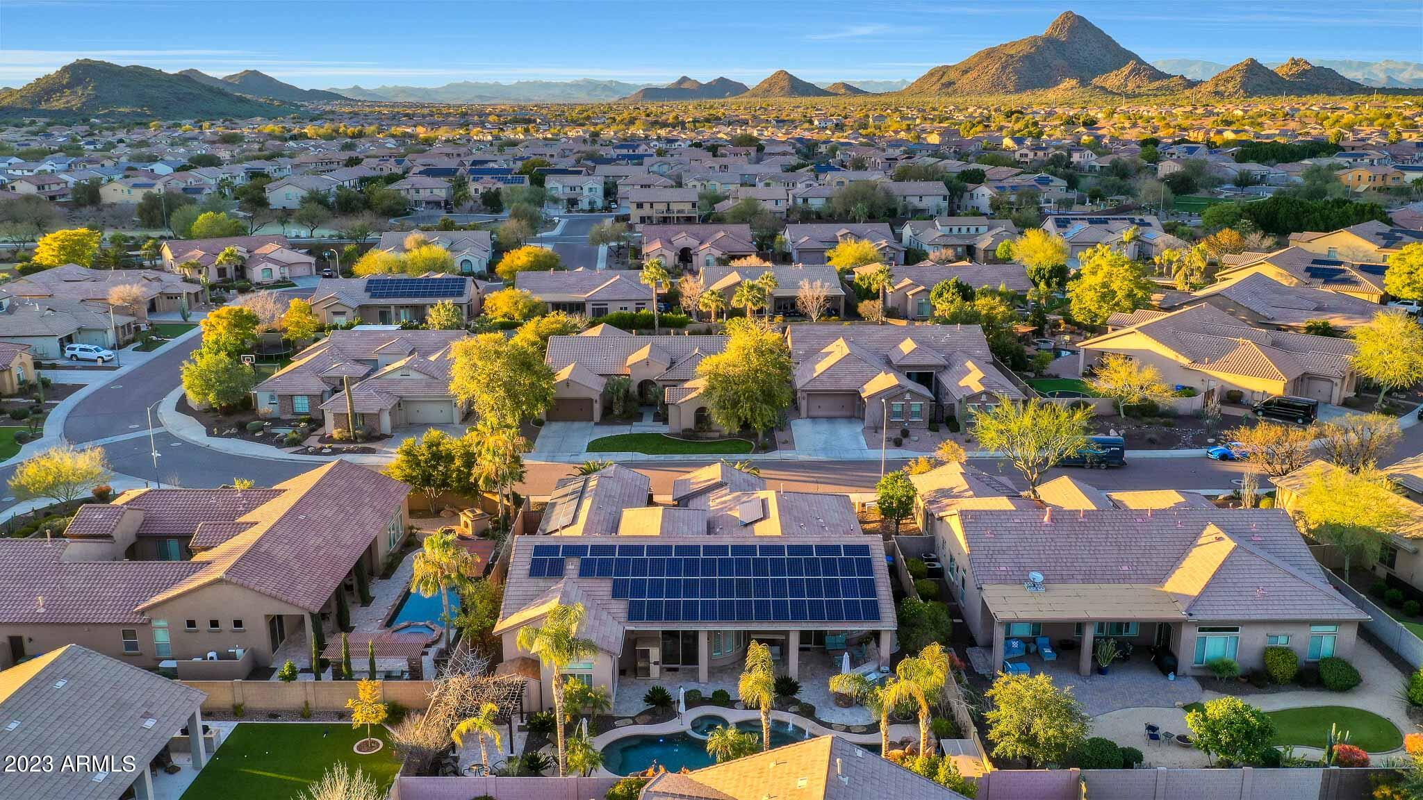 4935 West Yearling Road Phoenix, AZ 85083 - Photo 45 of 57 an aerial view of multiple house