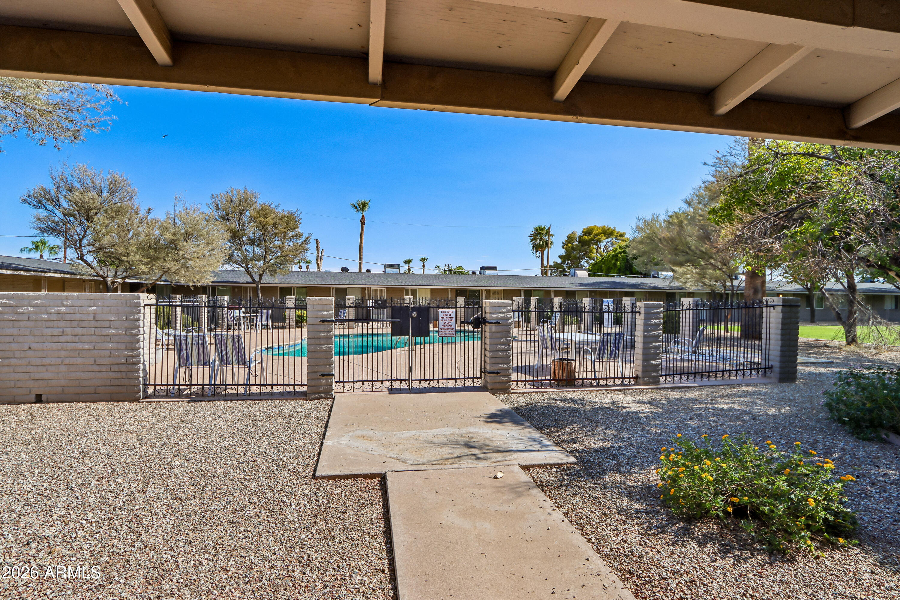 6819 North 12th Street, Unit 9 Phoenix, AZ 85014 - Photo 25 of 29 View from the Front Door