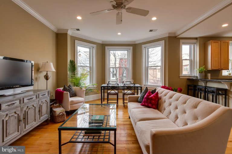 1423 R Street Northwest, Unit 206 Washington, DC 20009 - Photo 8 of 24 Living Room