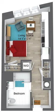 a picture of a bathroom with a sink and a mirror