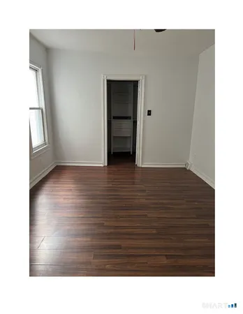 a room with wooden floor