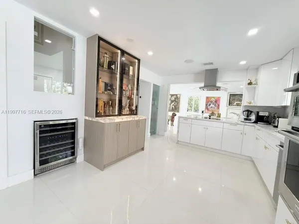 a bedroom with a bed and a closet