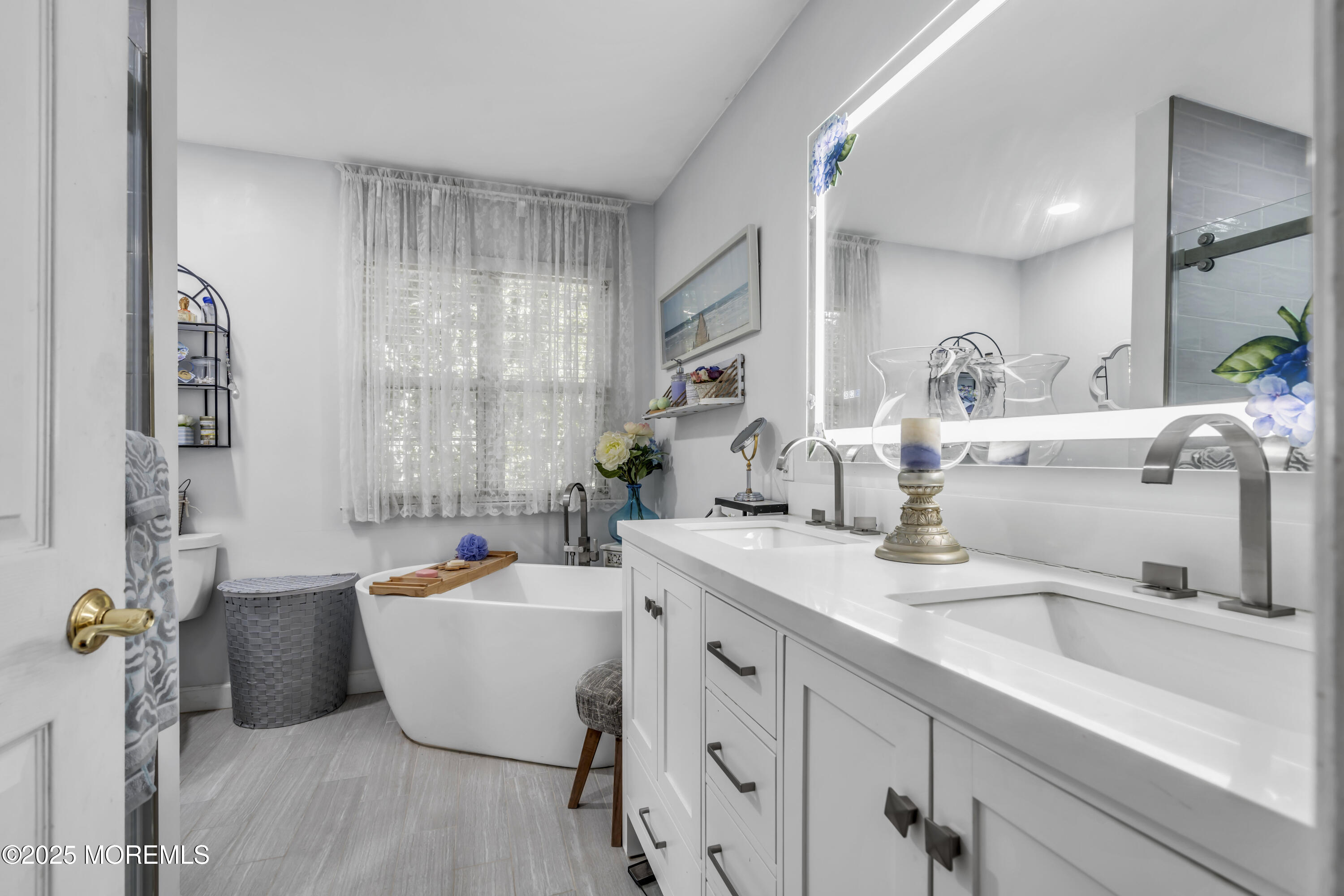 1 Sun Hollow Road Howell, NJ 07731 - Photo 26 of 47 a room with sink and mirror