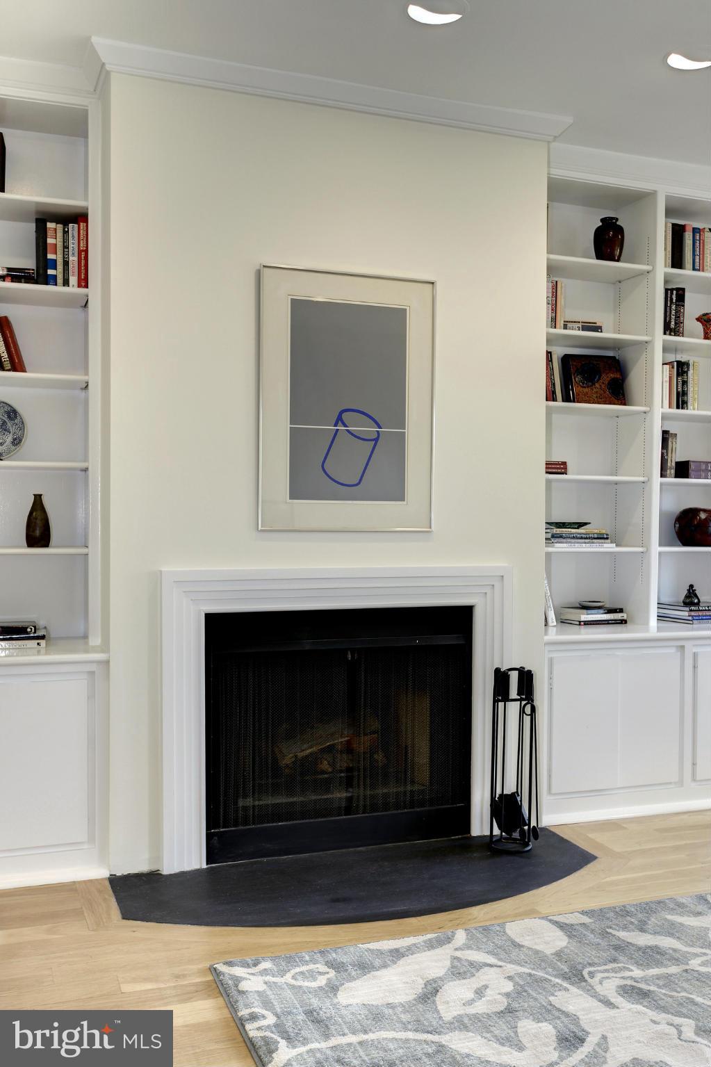 3026 R Street Northwest, Unit 3 Washington, DC 20007 - Photo 8 of 20 Living Room with fireplace