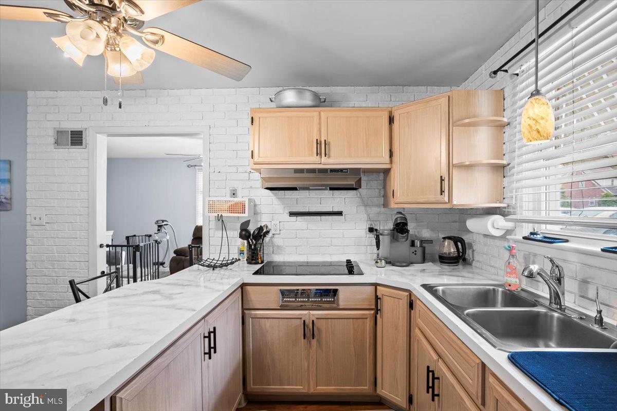 Charming kitchen with modern touches.