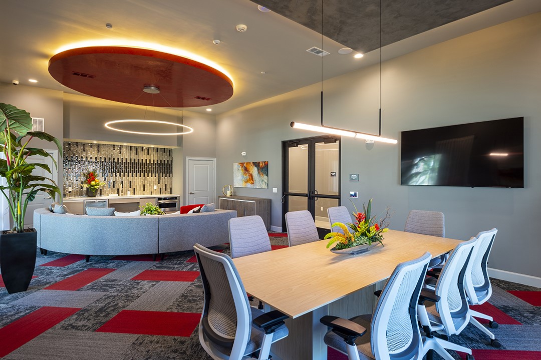 30020 Creekside Ter Drive, Unit 8203 Spring, TX 77386 - Photo 22 of 29 a living room with furniture and a flat screen tv
