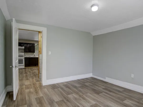 wooden floor in an empty room