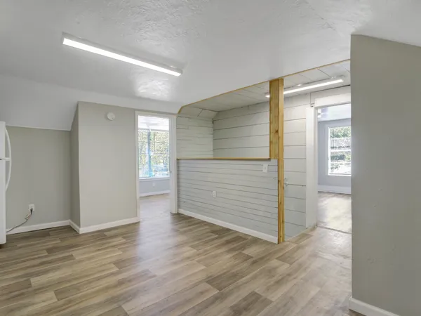 wooden floor in an empty room