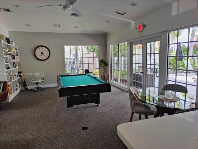 a room with furniture and windows