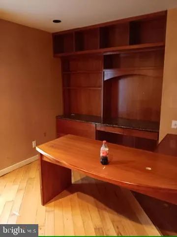 a room with a wooden floor