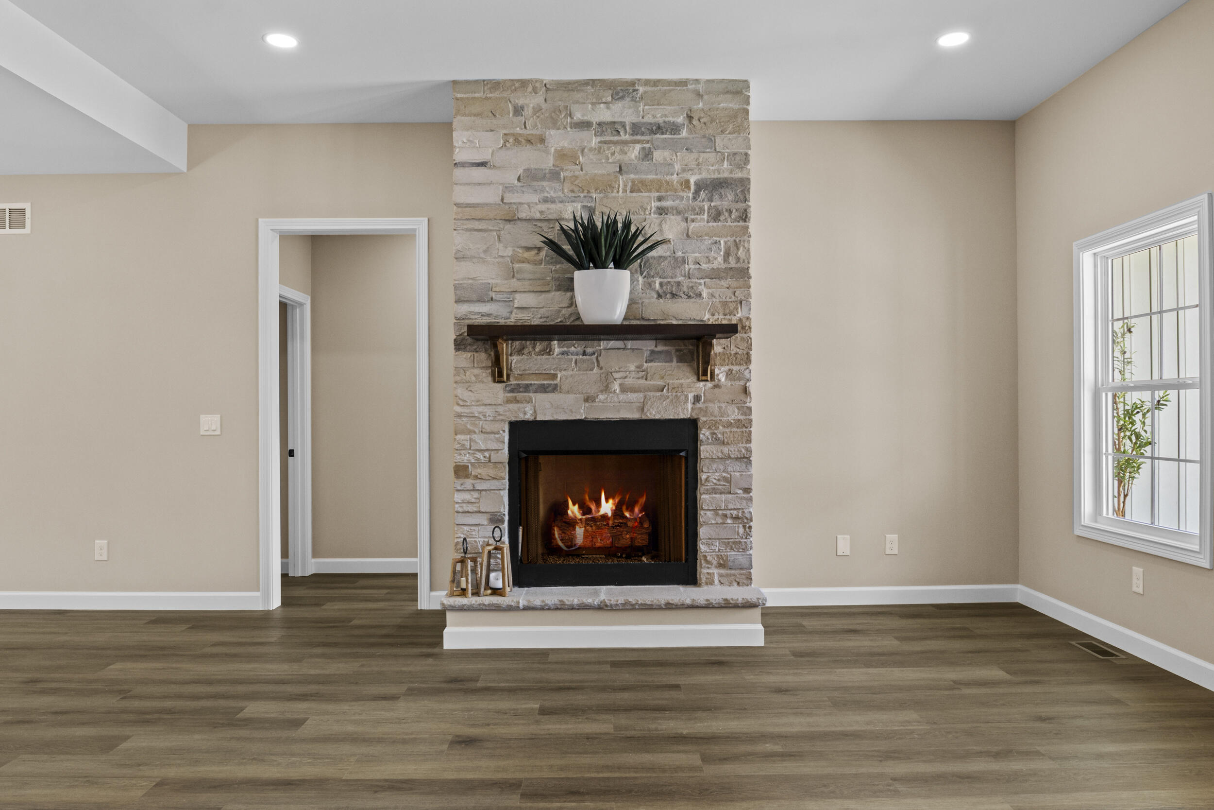 545 Boones Creek Road Lancaster, KY 40444 - Photo 9 of 49 Custom fireplace and hand built wood mantle