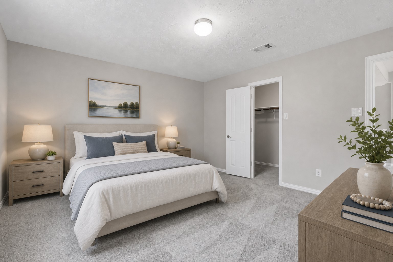 25926 Morgan Springs Spring, TX 77373 - Photo 29 of 49 Another view of this generously sized secondary bedroom showcases its flexible layout, neutral finishes, and convenient access to the upstairs full bathroom and game room. **Photo is Virtually Staged**