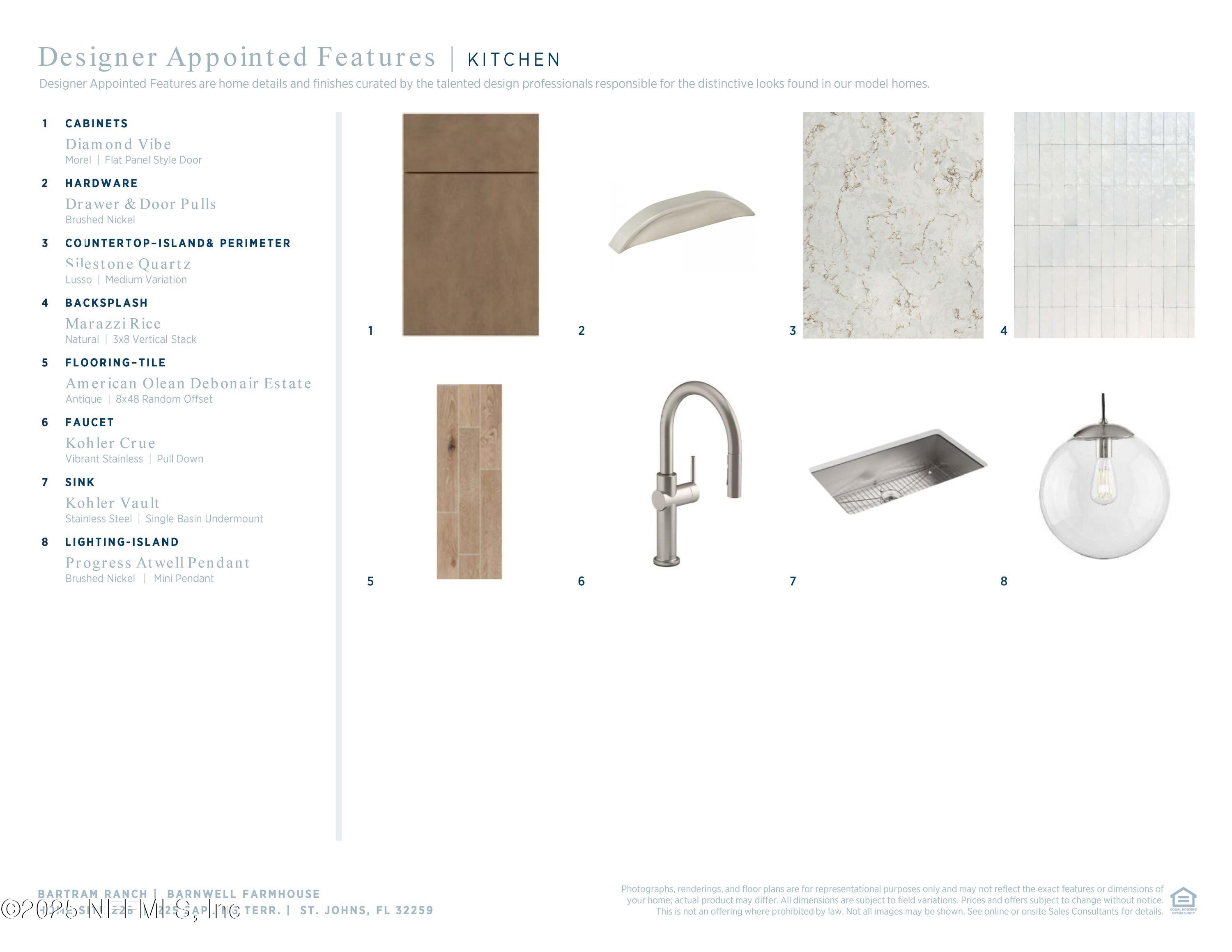 255 Sapling Terrace St. Johns, FL 32259 - Photo 28 of 44 Designer Curated Finishes - Kitchen