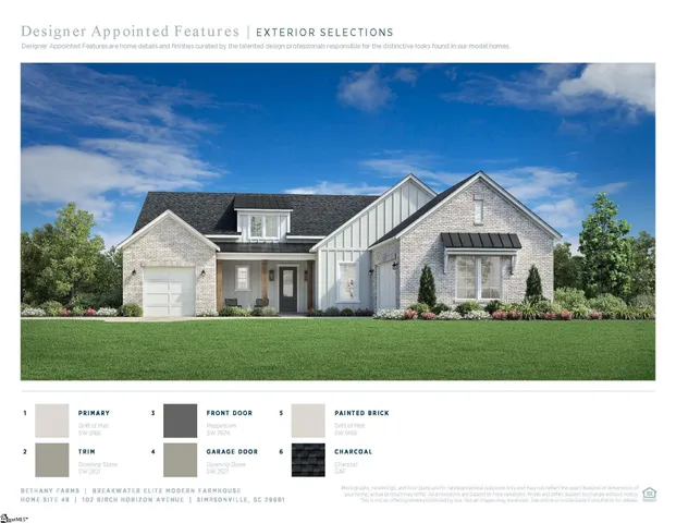 $946,000 | 102 Birch Horizon Avenue, Unit HOMESITE 048, Simpsonville, SC 29681