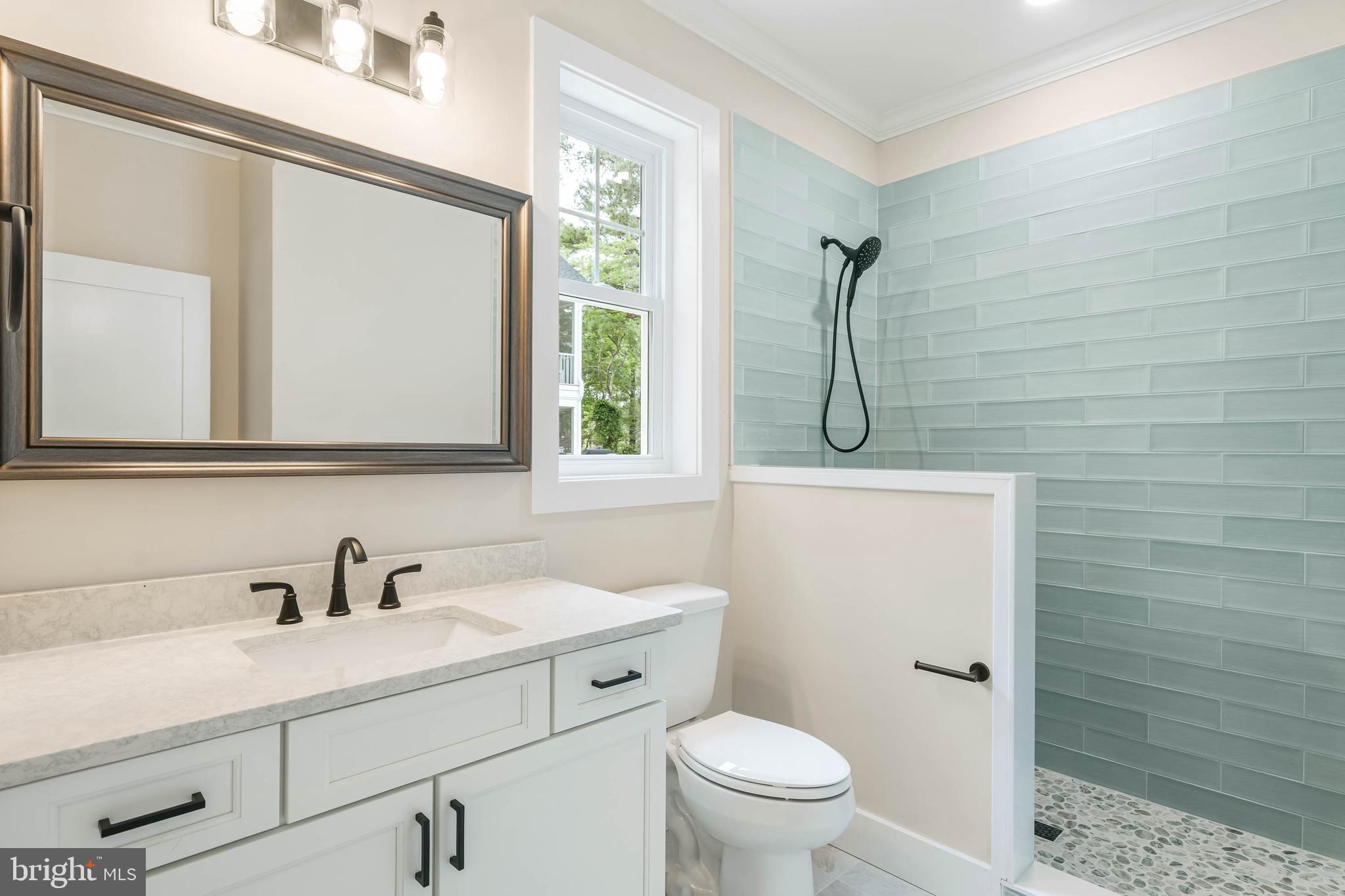 38697 Fred Hudson Road Bethany Beach, DE 19930 - Photo 25 of 51 a bathroom with a sink toilet and shower
