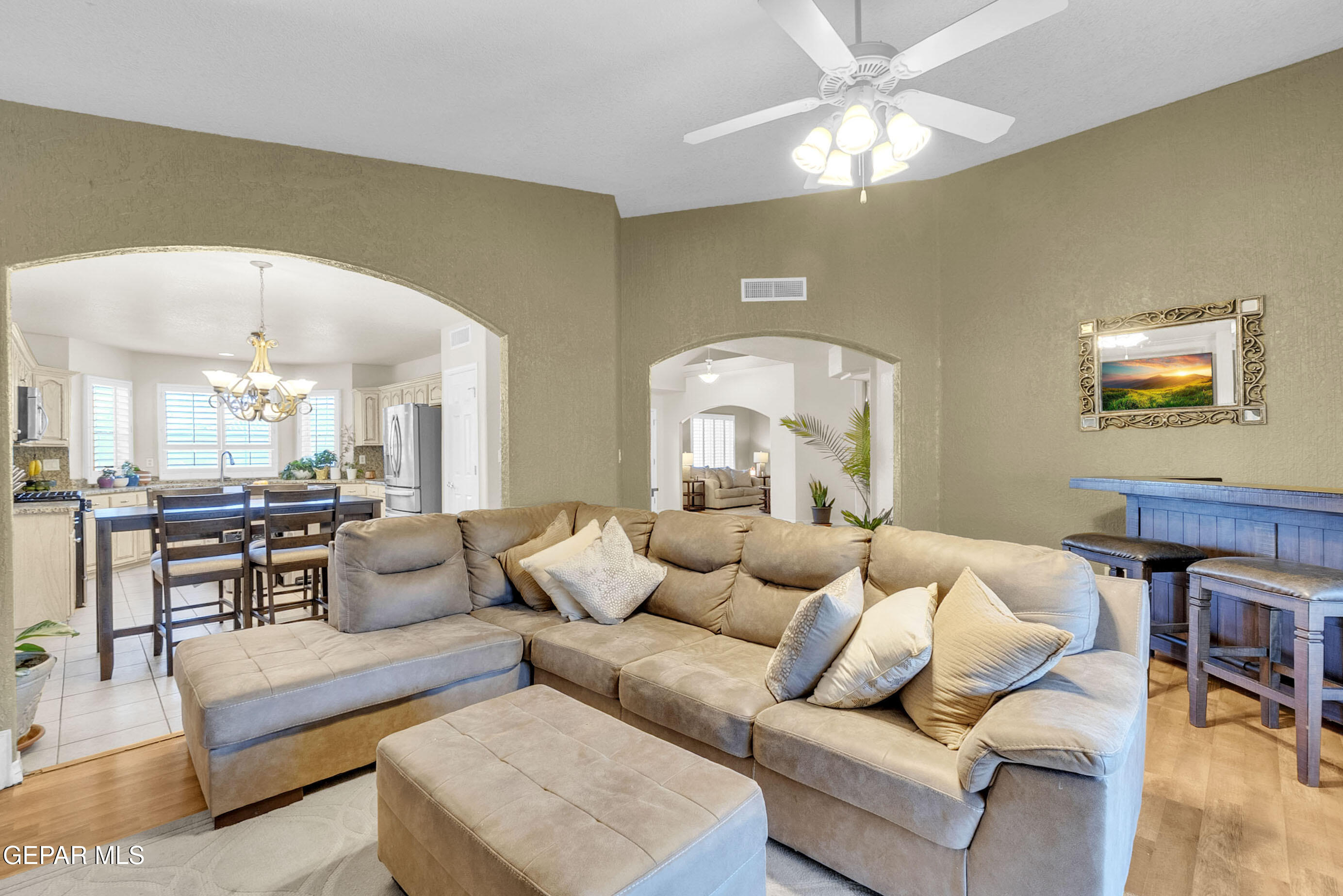 6531 Brook Ridge Circle El Paso, TX 79912 - Photo 15 of 73 a living room with furniture and a large window