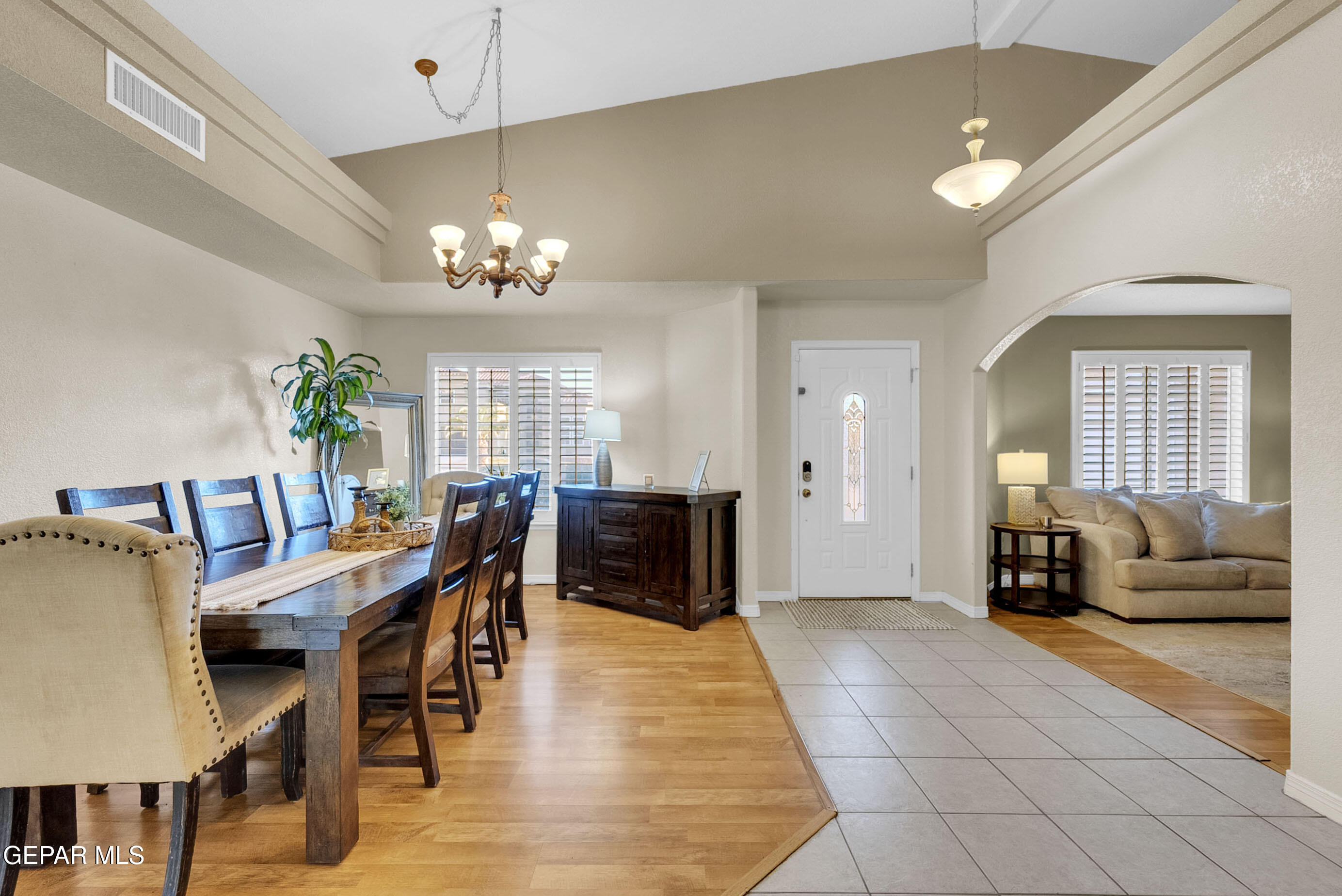 6531 Brook Ridge Circle El Paso, TX 79912 - Photo 7 of 73 a view of a dining room with furniture and window