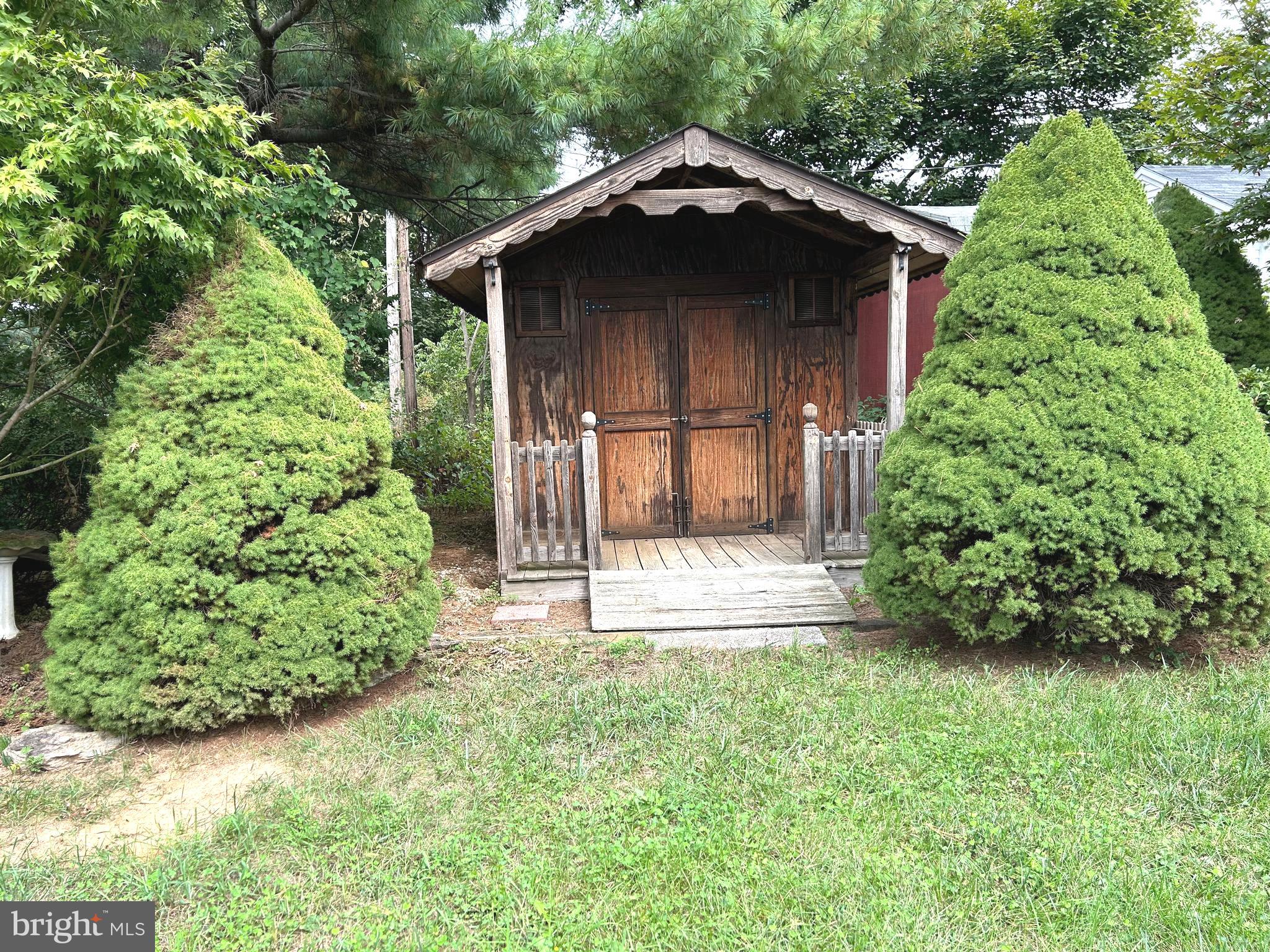 2244 Old Washington Road Westminster, MD 21157 - Photo 30 of 60 a view of a wooden door in the yard
