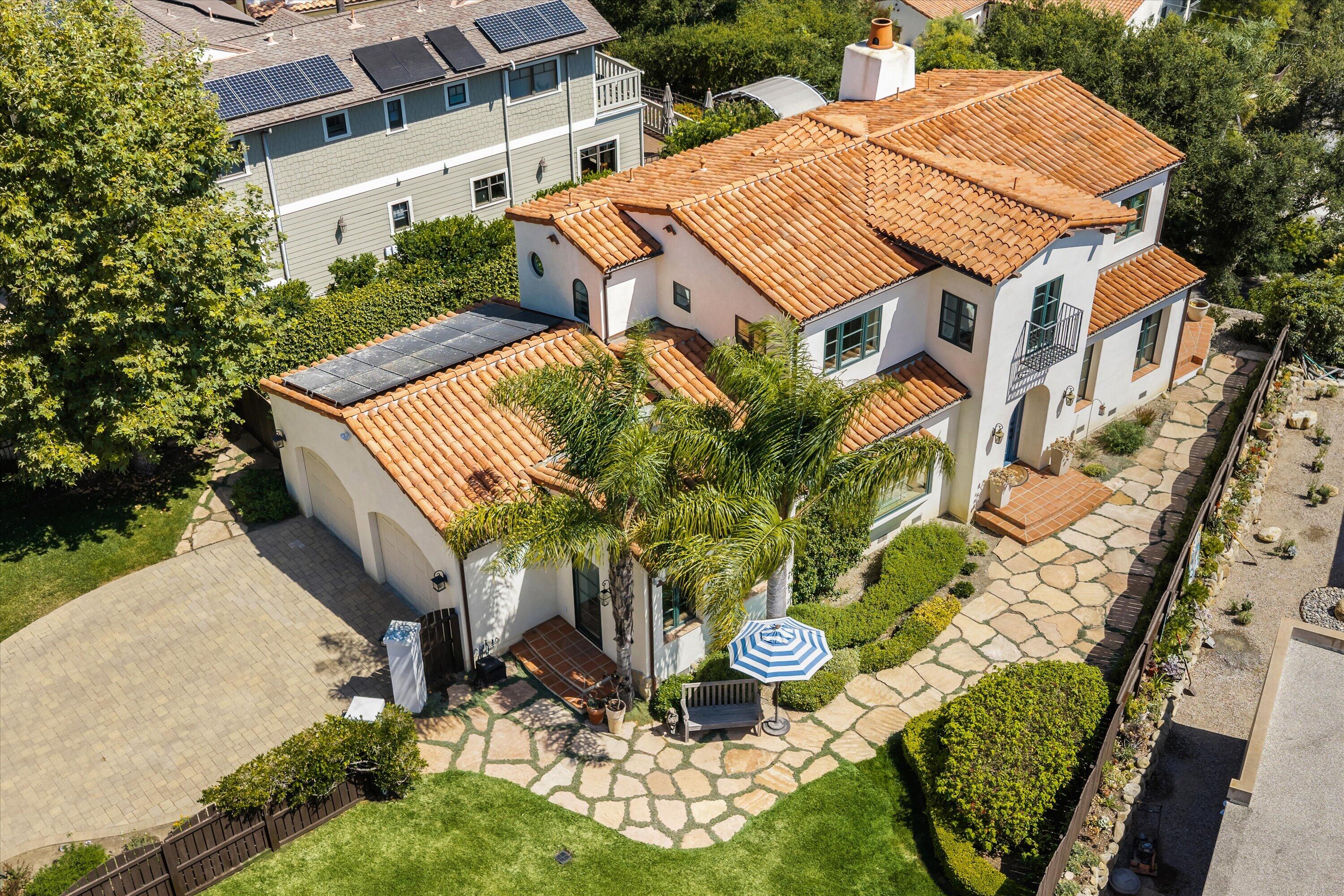 333 Conejo Road Santa Barbara, CA 93103 - Photo 40 of 43 an aerial view of a house