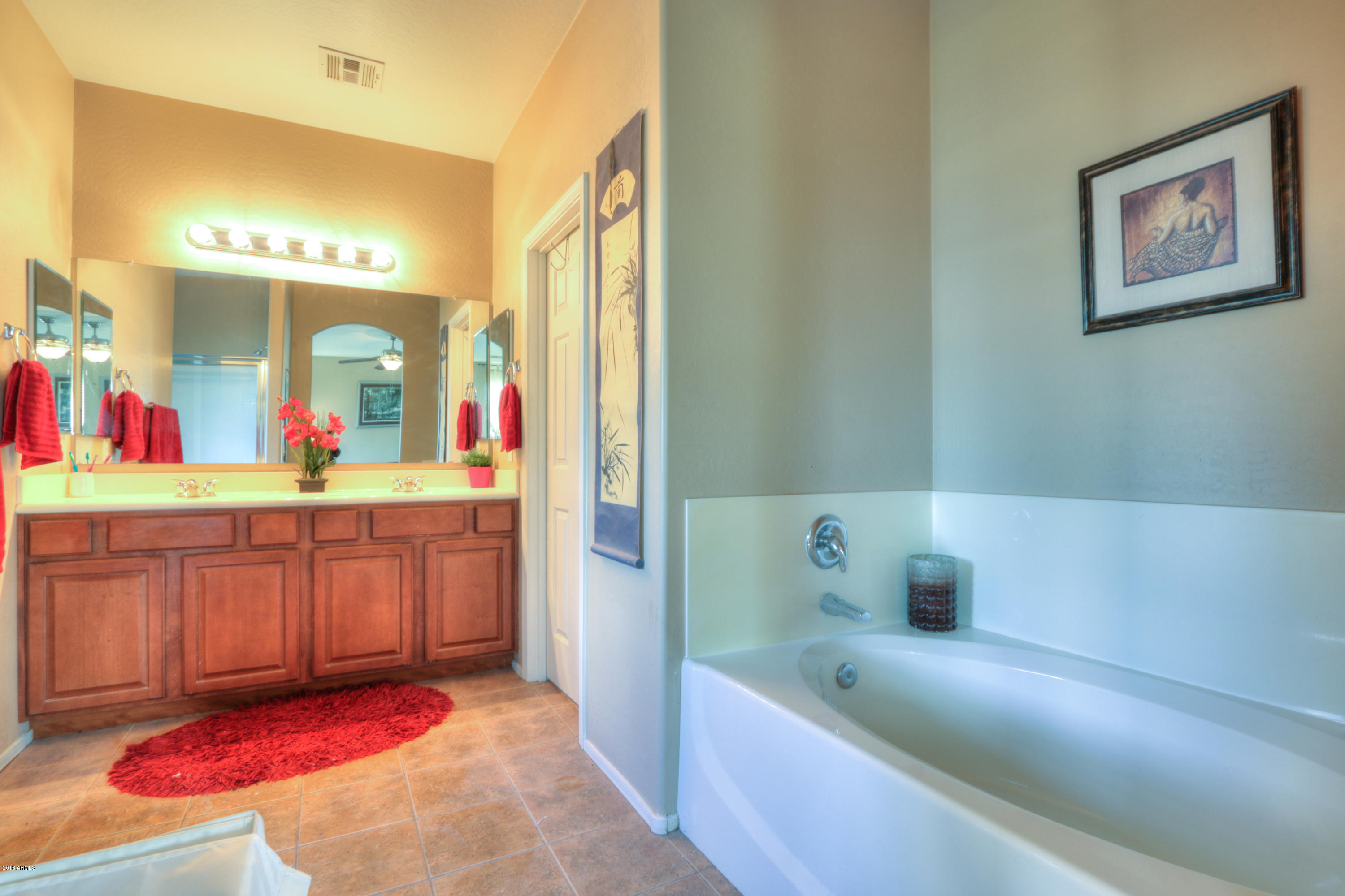 45682 West Mountain View Road Maricopa, AZ 85139 - Photo 33 of 46 Master bath / Tub