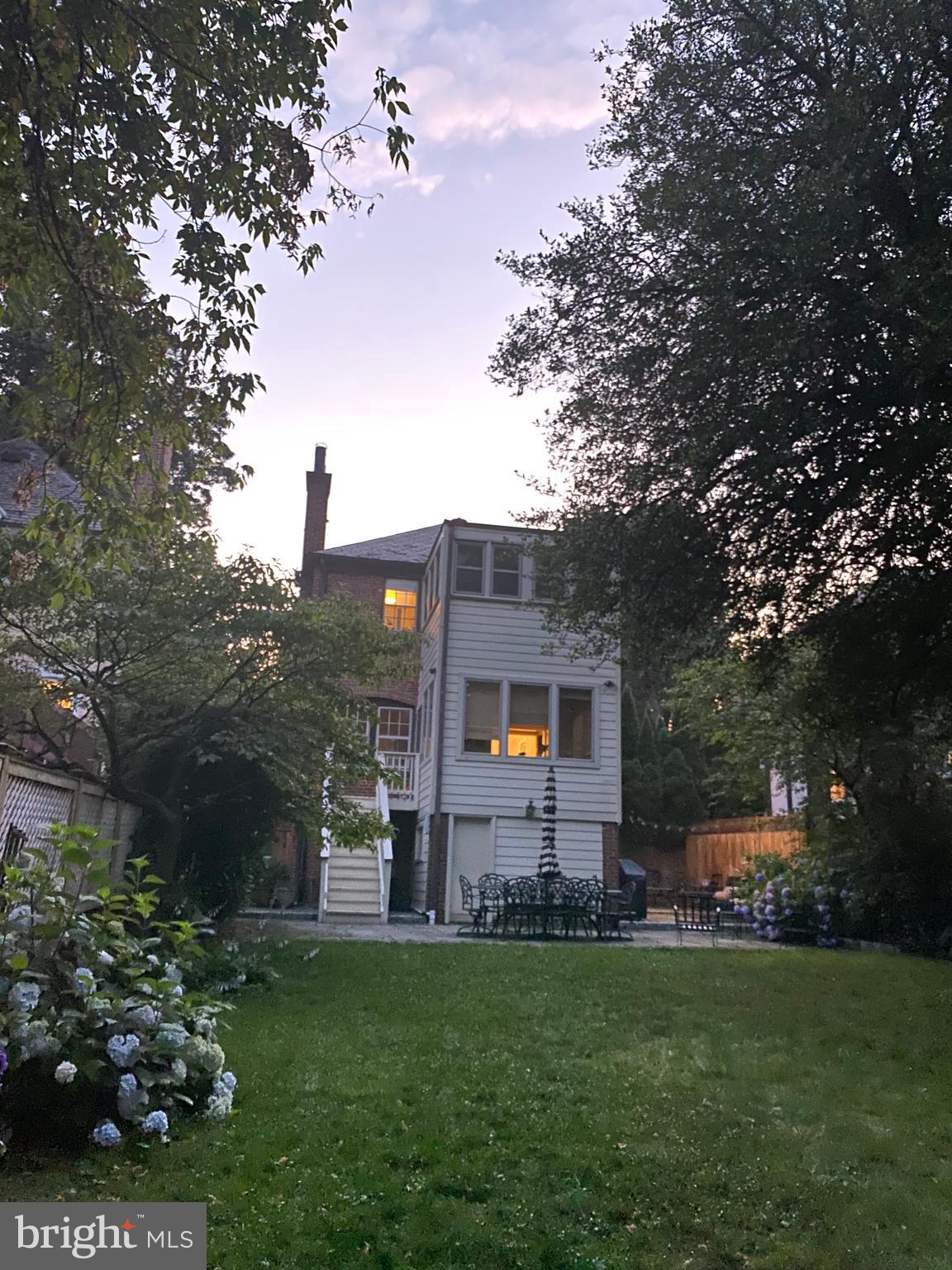 1417 44th Street Northwest Washington, DC 20007 - Photo 30 of 31 Private, Fenced Yard, Deck & Wonderful Patio.