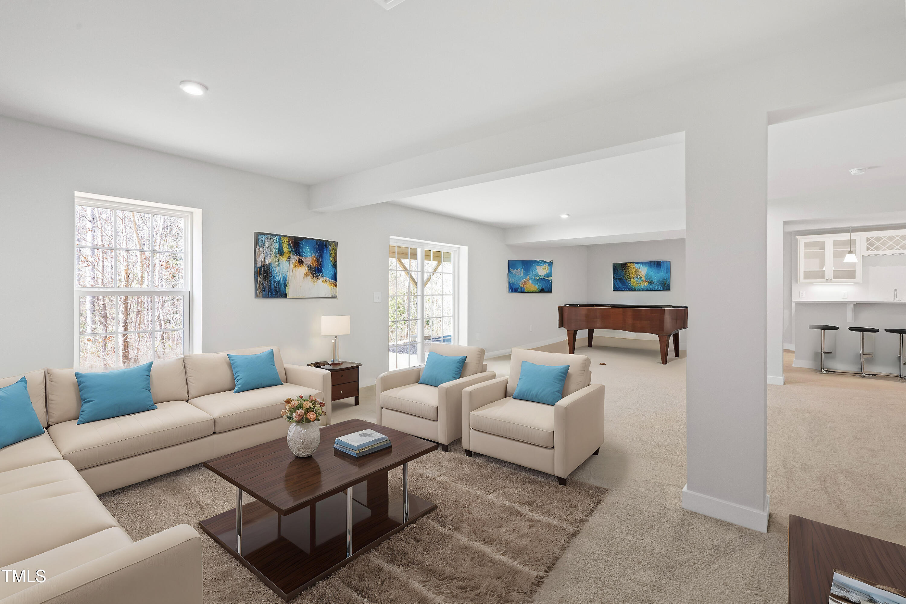 573 Freedom Trail Drive Willow Spring, NC 27592 - Photo 32 of 37 a living room with furniture and a window