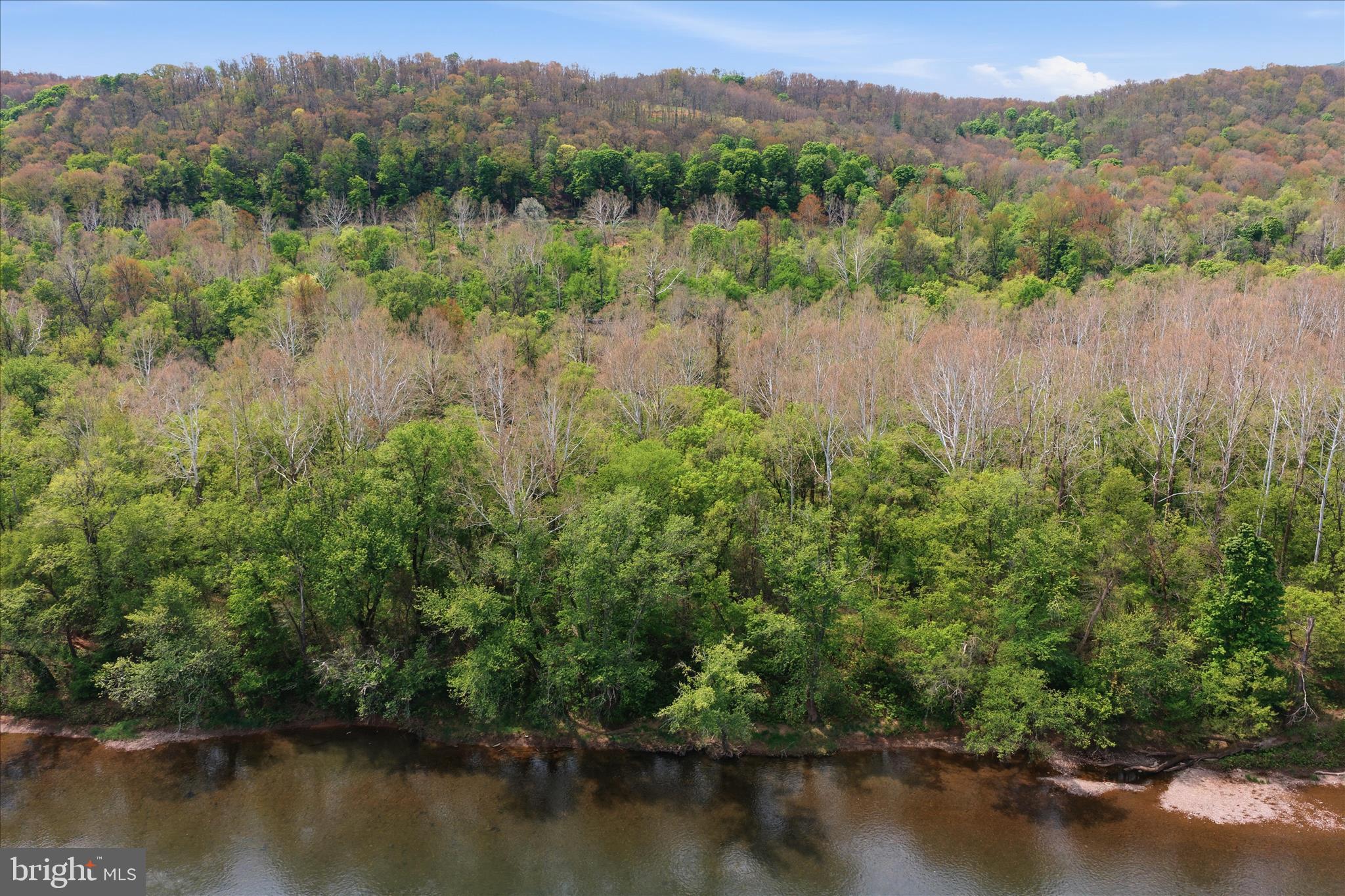 Low Line Road Great Cacapon, WV 25422 - Photo 41 of 53 a view of a lake with mountain in the background