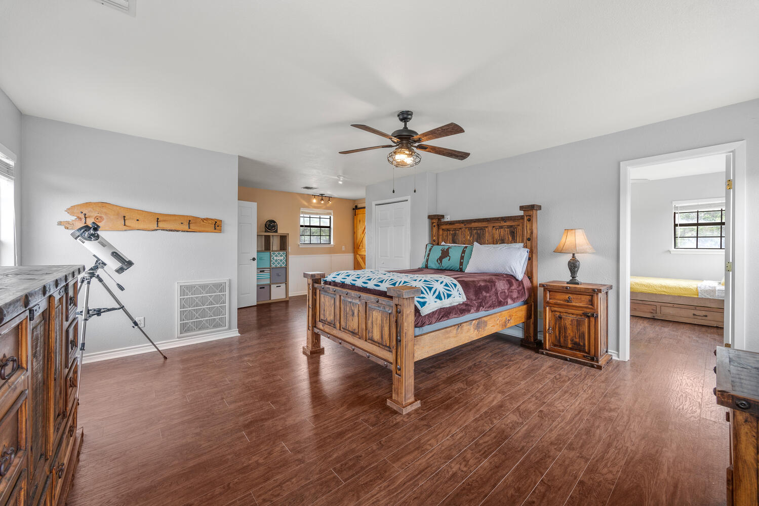 3487 Rust Spring Branch, TX 78070 - Photo 17 of 40 Guest room one flows directly into the second guest room...