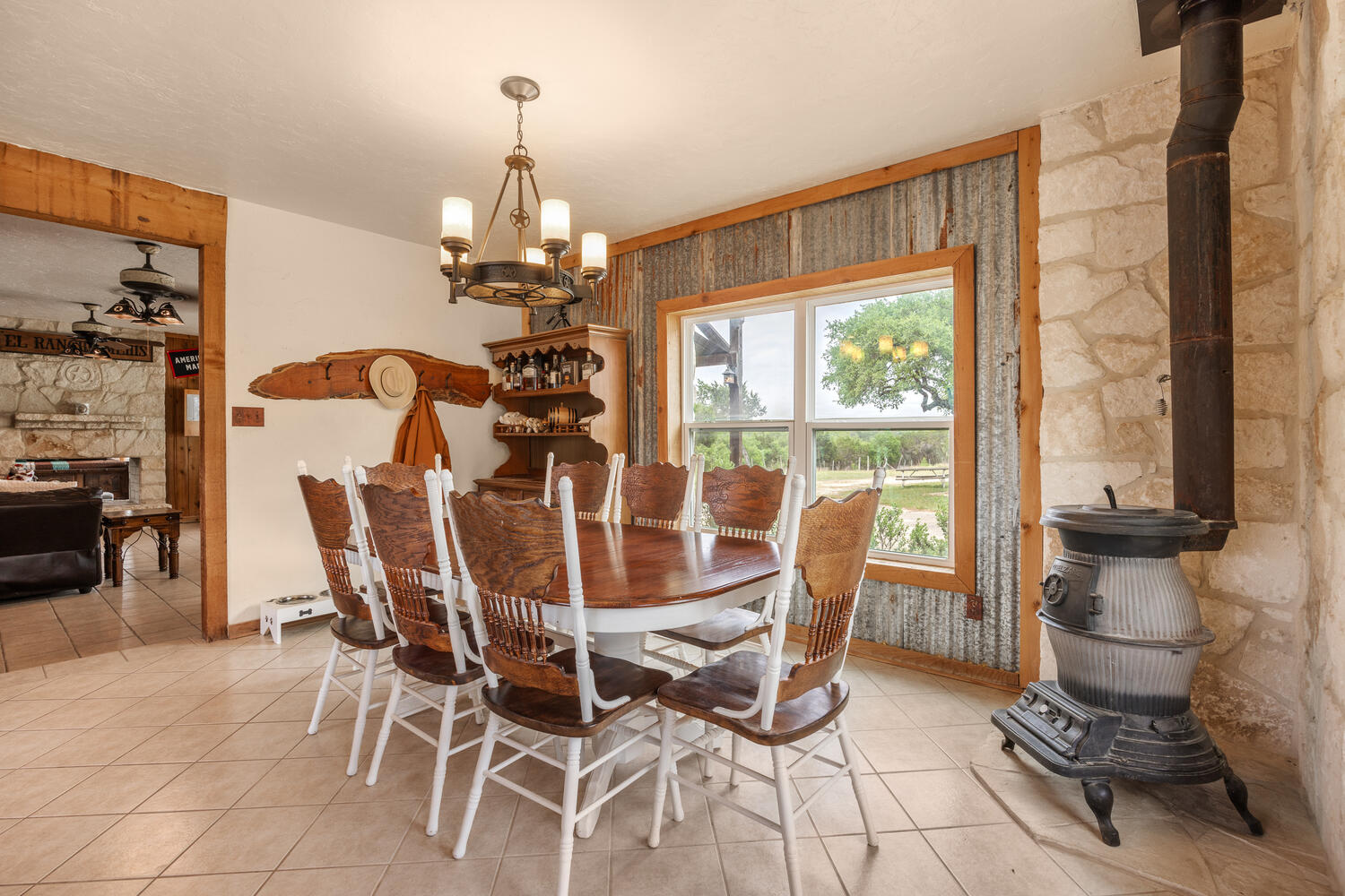 3487 Rust Spring Branch, TX 78070 - Photo 9 of 40 Remember Snovid 2020? That potbelly stove will help warm your space!