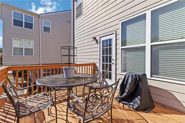 a view of balcony and patio