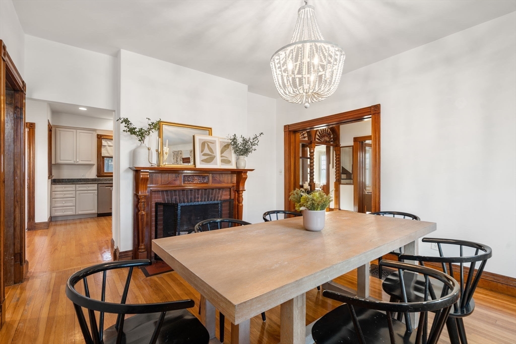 3 Ocean Street Boston, MA 02124 - Photo 14 of 42 a view of a dining room with furniture window and wooden floor