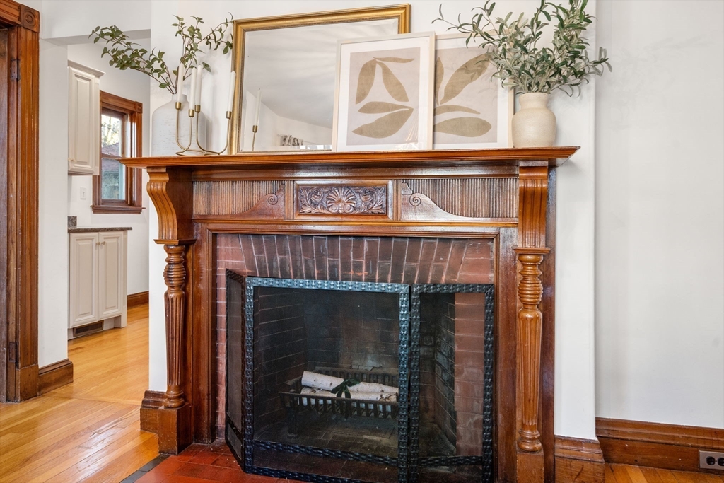 3 Ocean Street Boston, MA 02124 - Photo 16 of 42 a close view of a fireplace in a room