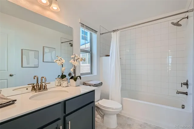 a view of a road from a bathroom