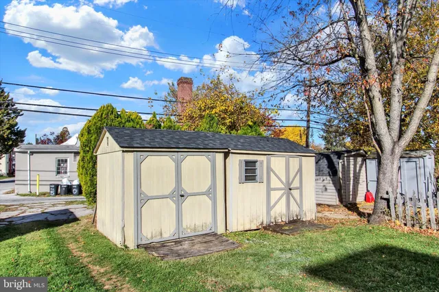 a view of backyard with garden