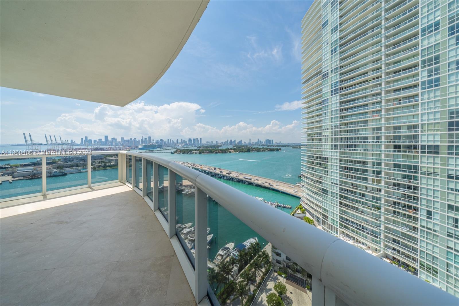 400 Alton Road, Unit 2002 Miami Beach, FL 33139 - Photo 21 of 25 a view of a balcony with city view