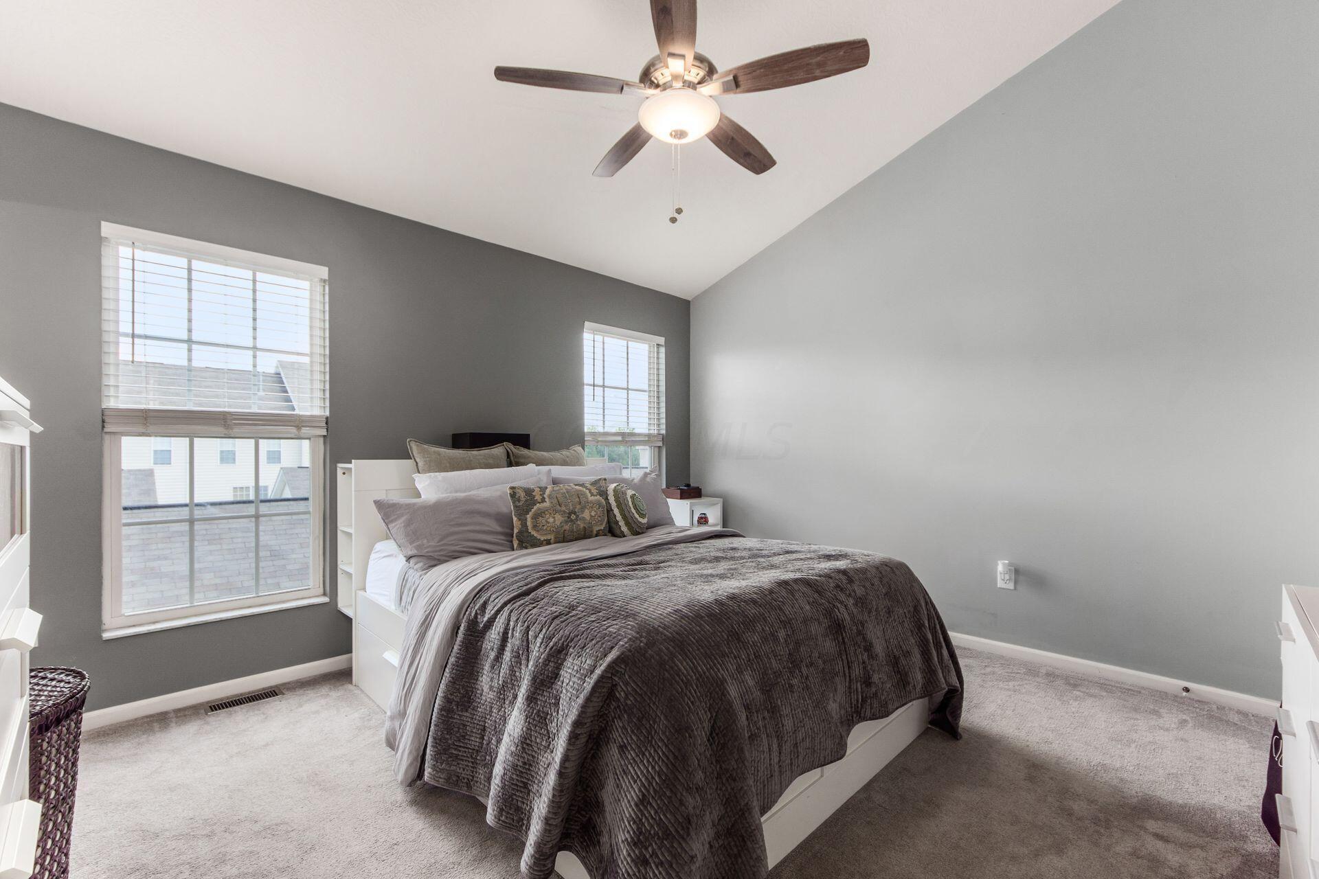 6320 Wagtail Road, Unit 6 Columbus, OH 43230 - Photo 15 of 35 Vaulted primary bedroom.
