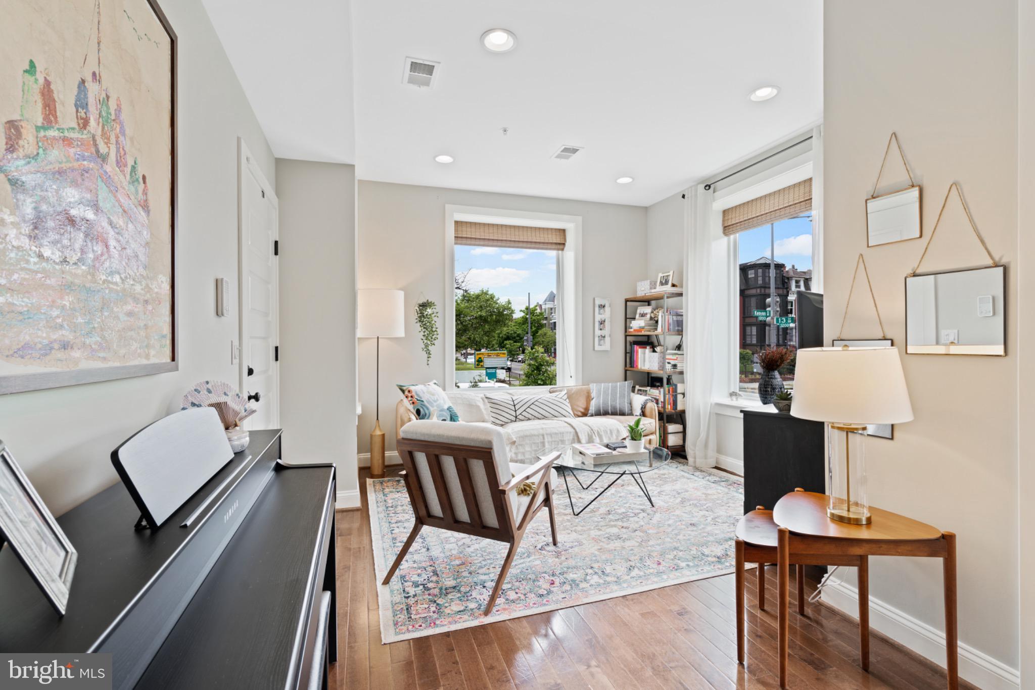 1249 Kenyon Street Northwest, Unit 2 Washington, DC 20010 - Photo 5 of 22 Bright and inviting urban living space.