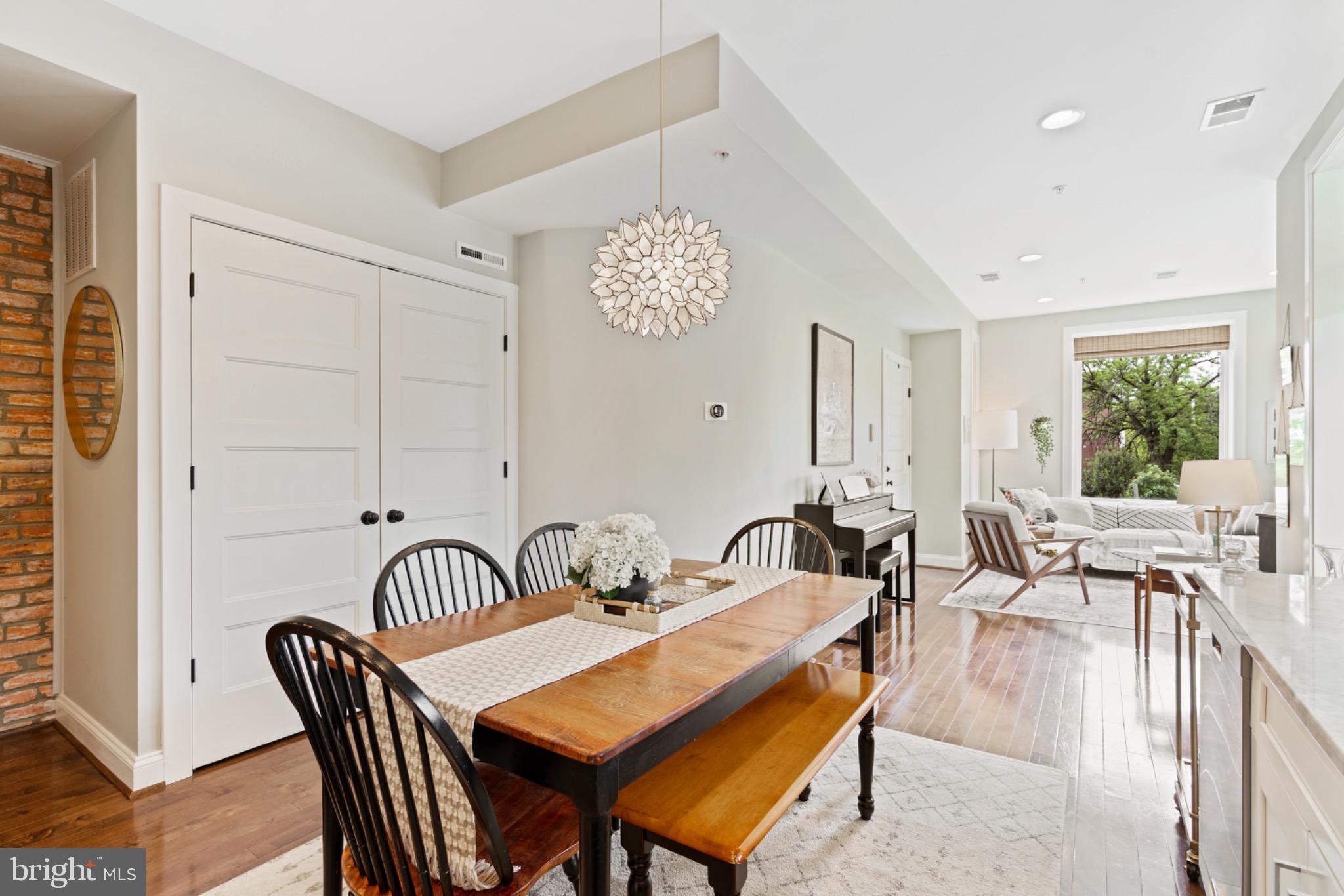 1249 Kenyon Street Northwest, Unit 2 Washington, DC 20010 - Photo 8 of 22 Bright and inviting dining space with charm.