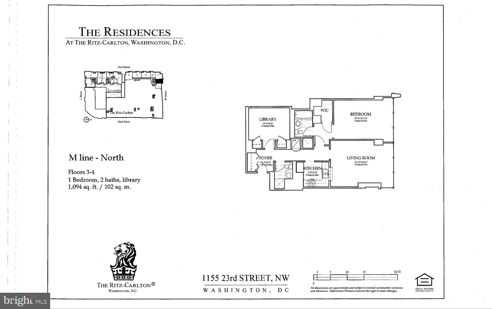 1155 23rd Street Northwest, Unit 3M Washington, DC 20037 - Photo 21 of 21 North 3 4 M