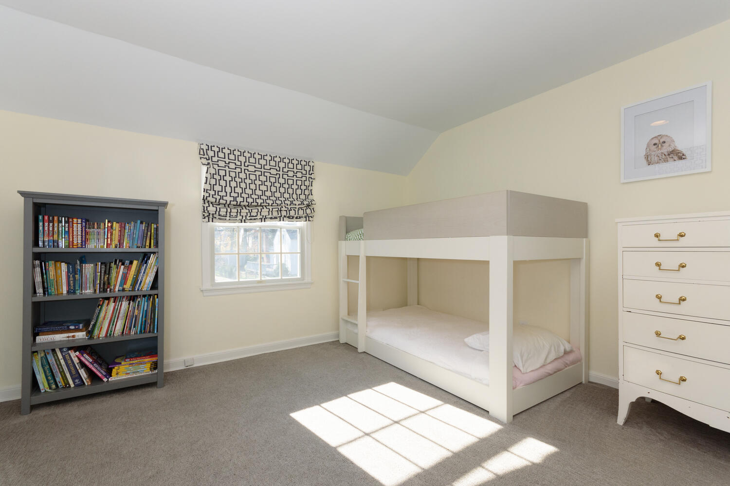 19 Laforge Road Darien, CT 06820 - Photo 18 of 33 a view of a bedroom with baby crib and cabinet