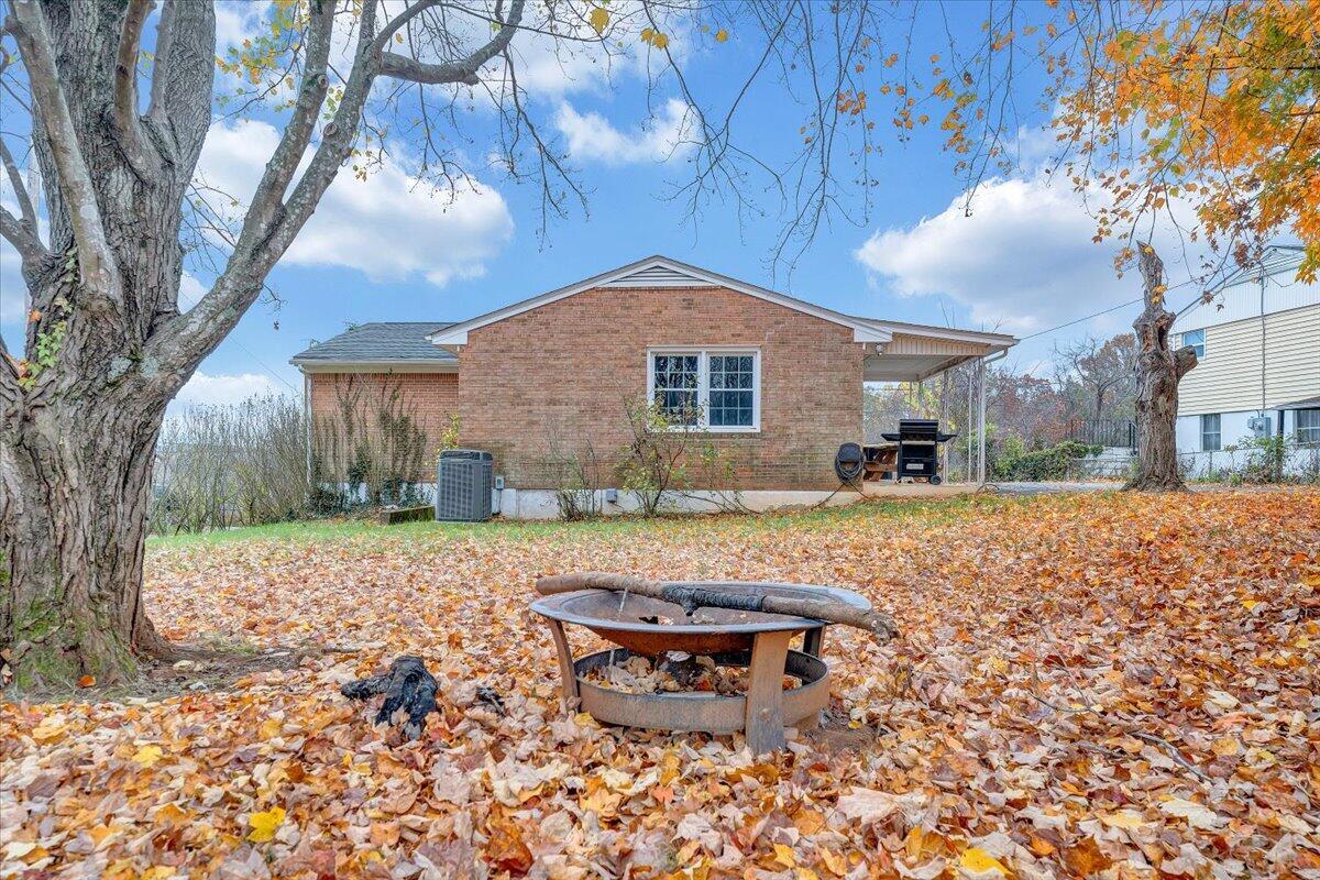 570 Scuffling Hill Road Rocky Mount, VA 24151 - Photo 33 of 35 a view of a yard with plants and trees