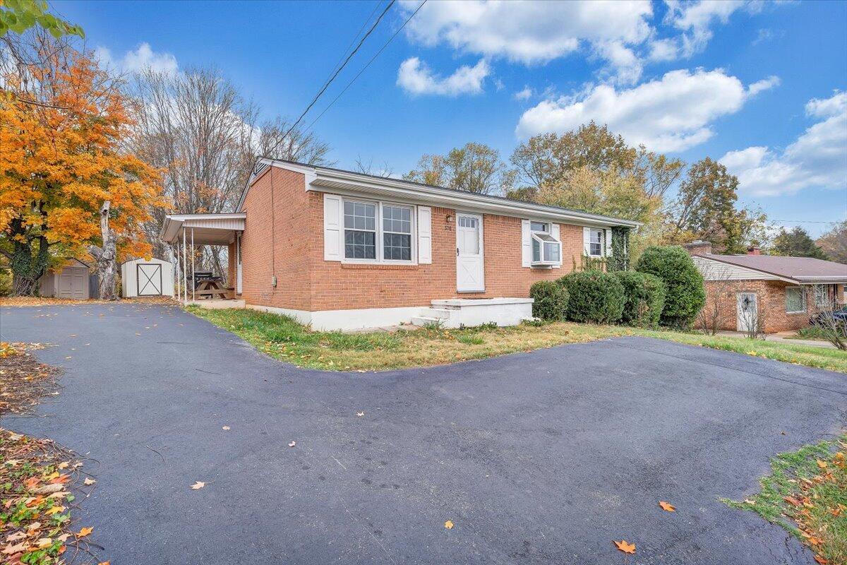 570 Scuffling Hill Road Rocky Mount, VA 24151 - Photo 34 of 35 a view of outdoor space yard and front view of a house