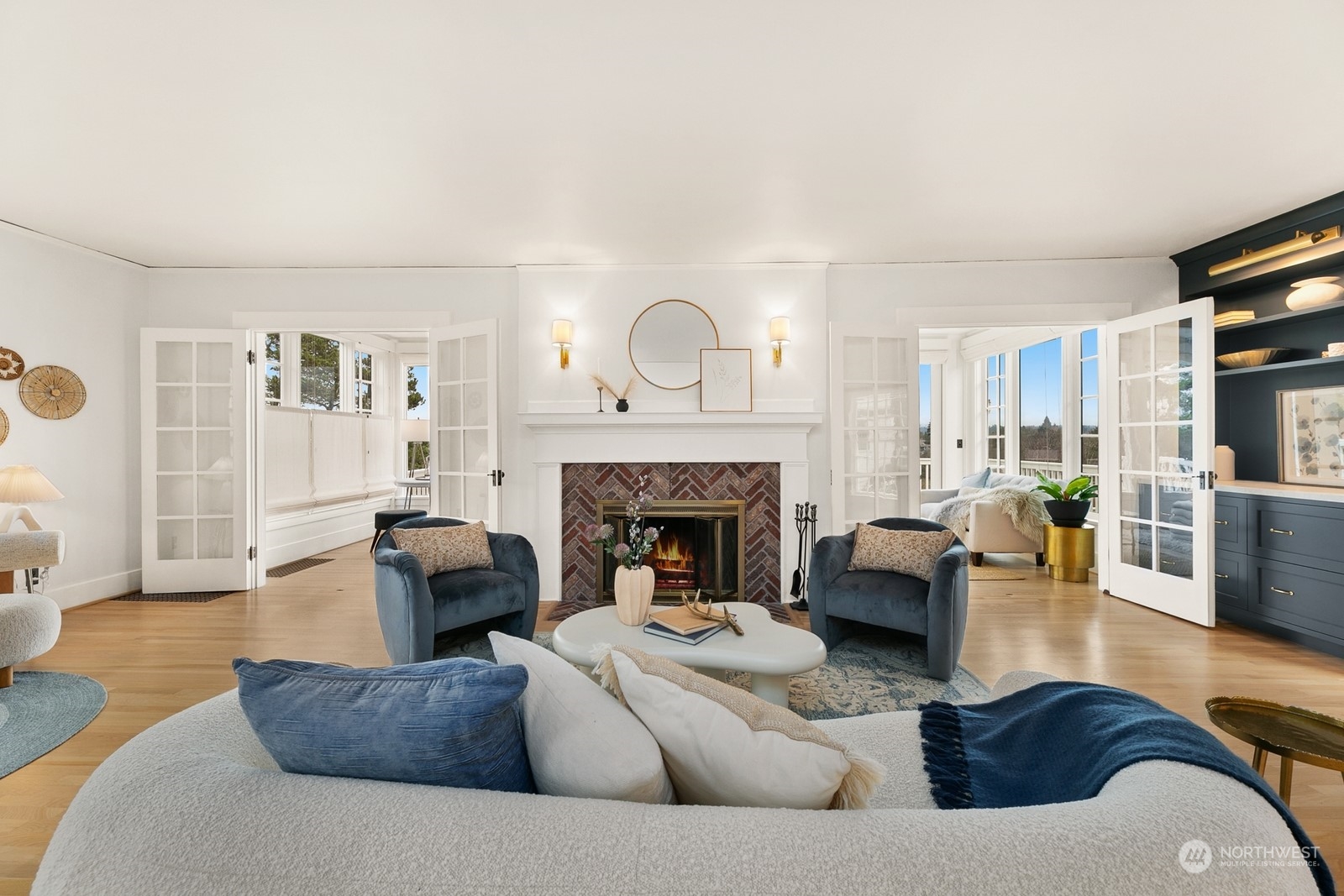 3700 Cascadia Avenue South Seattle, WA 98144 - Photo 13 of 39 a living room with furniture and a fireplace