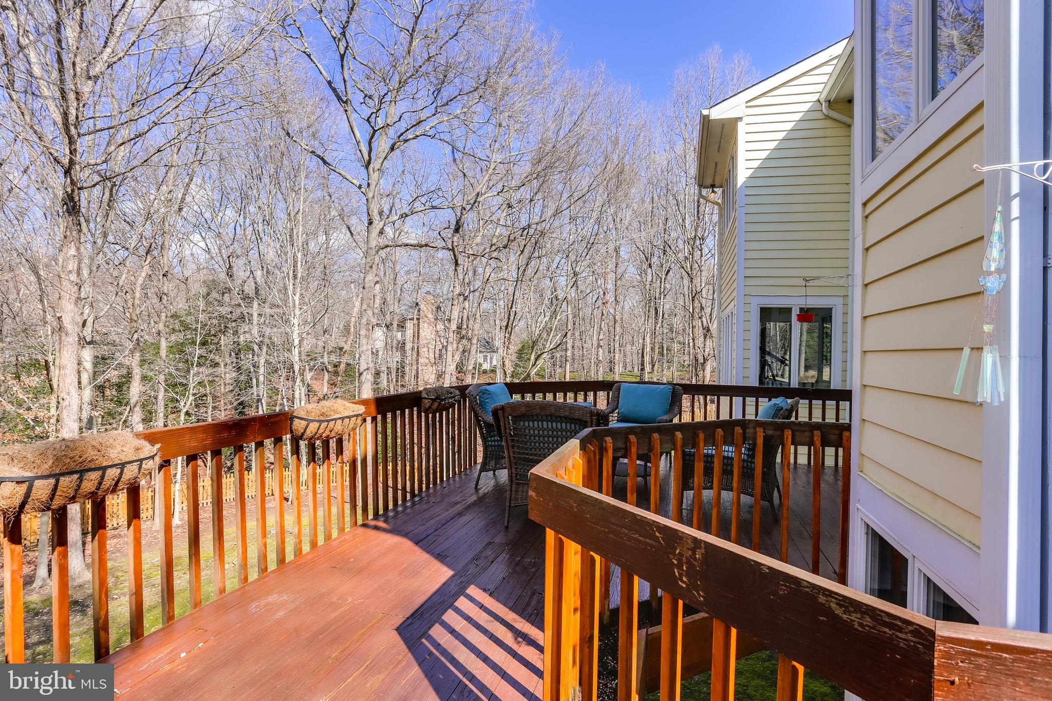 1626 Wyatts Ridge Road Crownsville, MD 21032 - Photo 29 of 40 Large rear deck, lots of privacy
