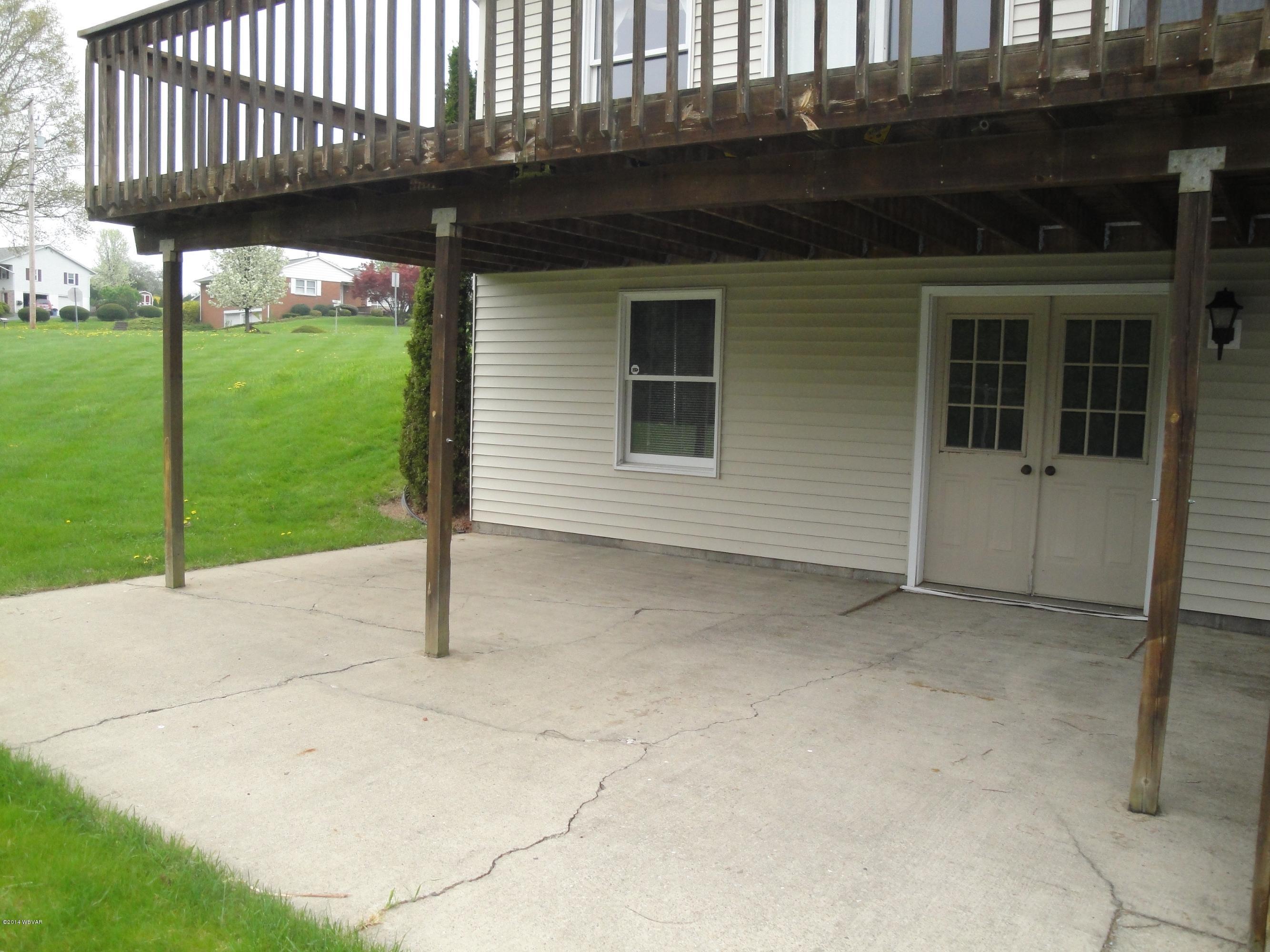 2006 Greenview Road Montoursville, PA 17754 - Photo 20 of 23 Basement Walk out Patio