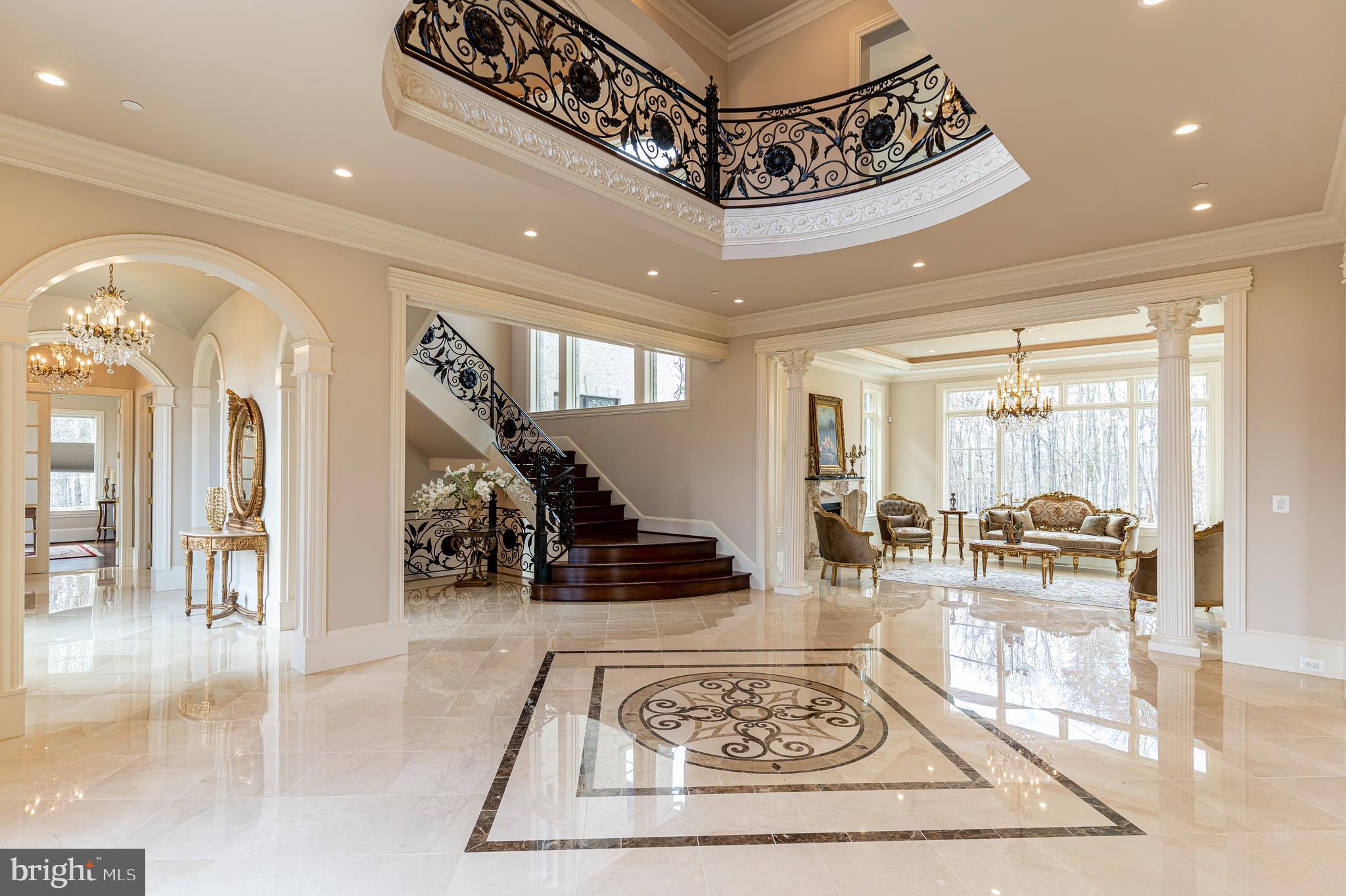 11345 Albermyrtle Road Potomac, MD 20854 - Photo 2 of 53 Welcome to La Clara's Elegant Foyer