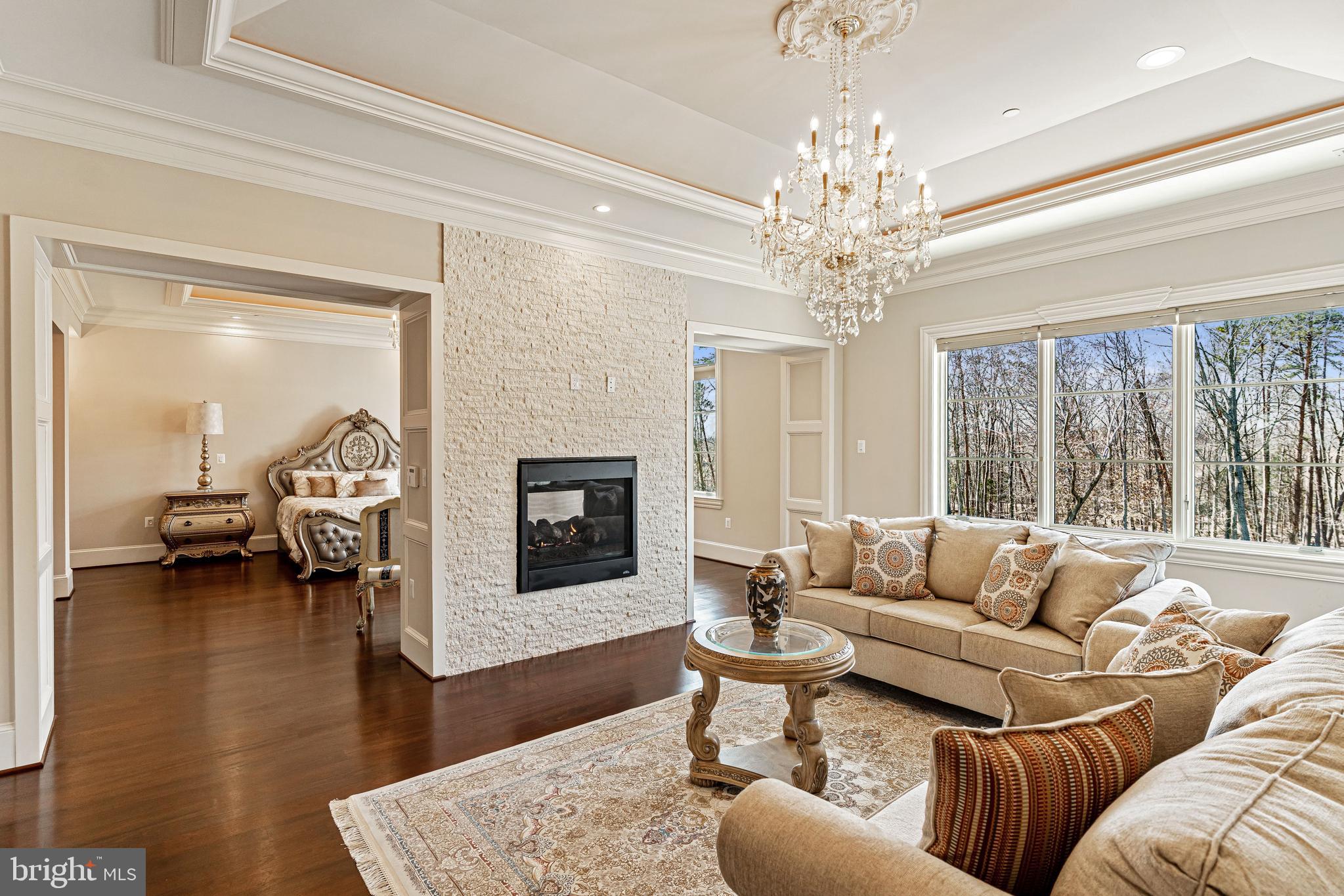 11345 Albermyrtle Road Potomac, MD 20854 - Photo 26 of 53 Owner's Sitting Area w/Access to Private Terrace