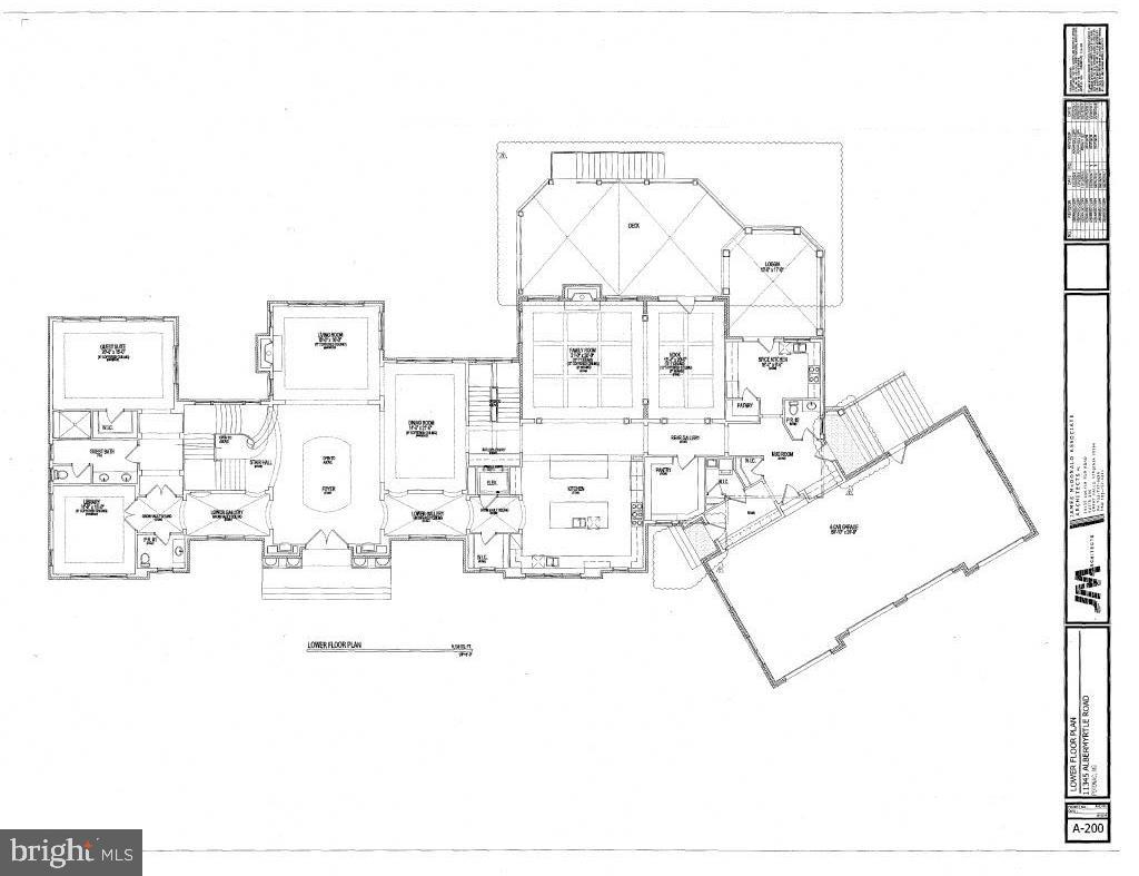 11345 Albermyrtle Road Potomac, MD 20854 - Photo 51 of 53 Main Level Floor Plan