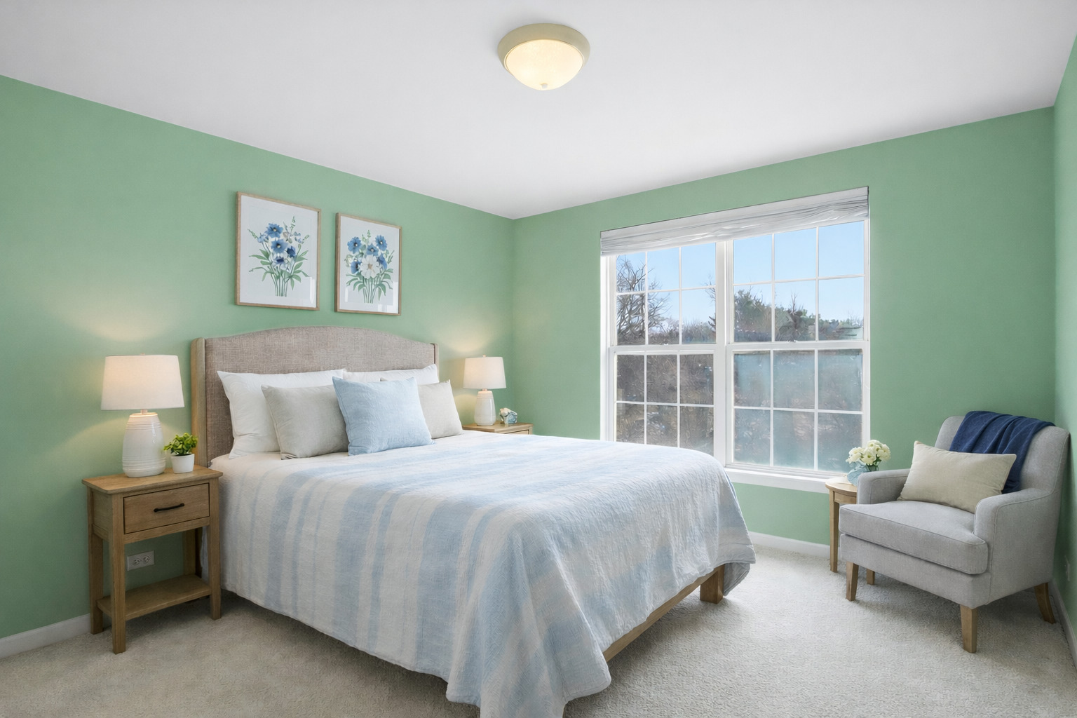 7390 Bittersweet Drive Gurnee, IL 60031 - Photo 22 of 26 a bedroom with a bed and a couch